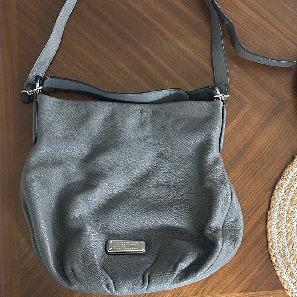 Marc Jacobs Dark Gray Leather Shoulder Bag